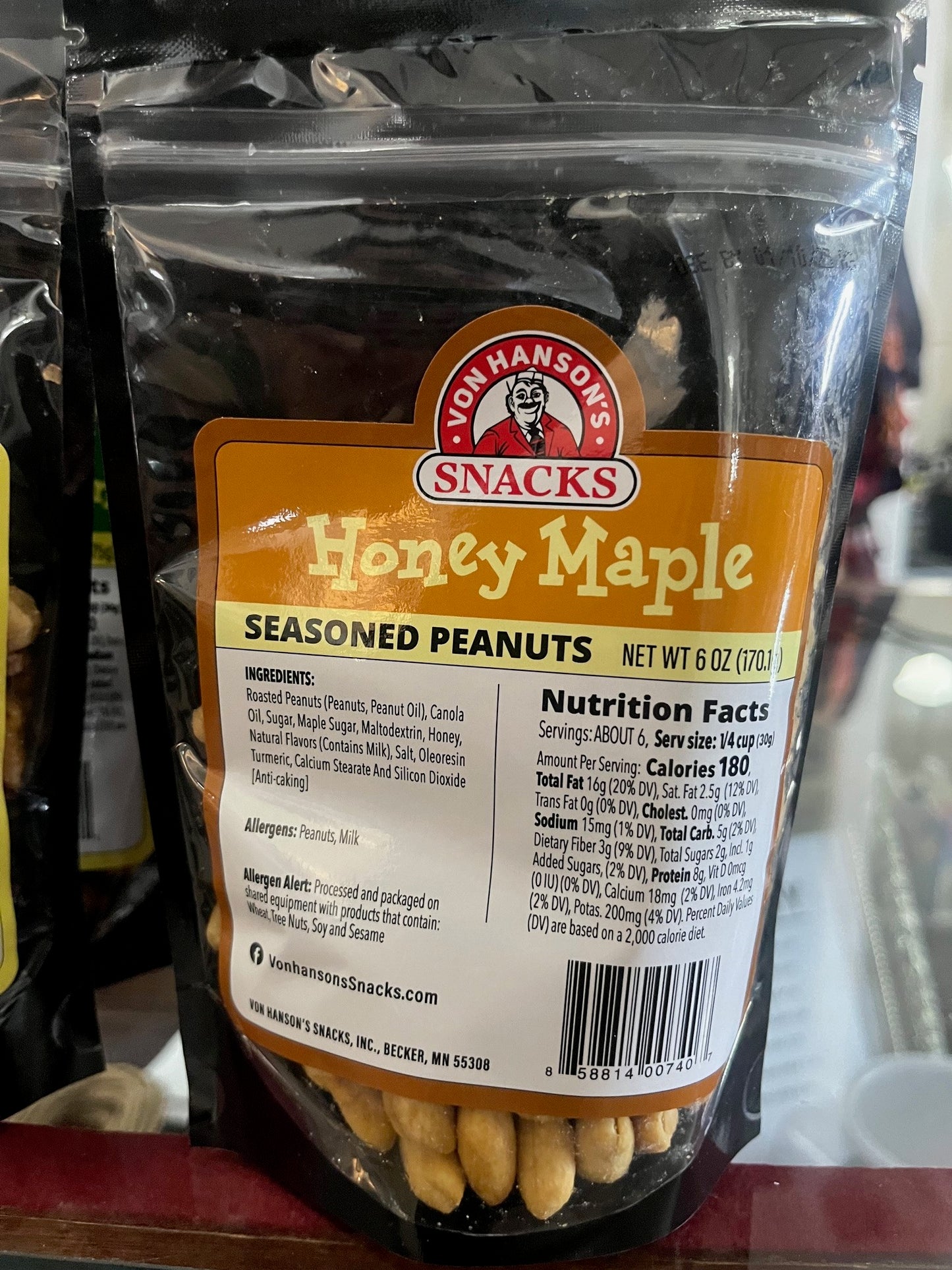 Honey Maple Peanuts