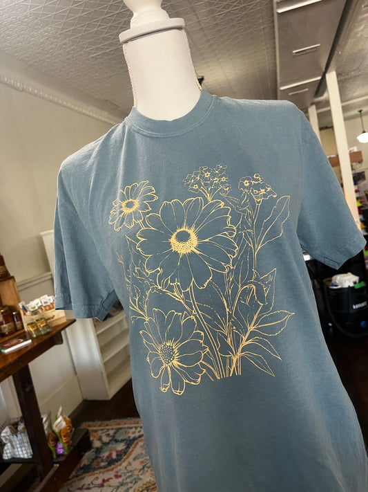 "Floral" Graphic Tee