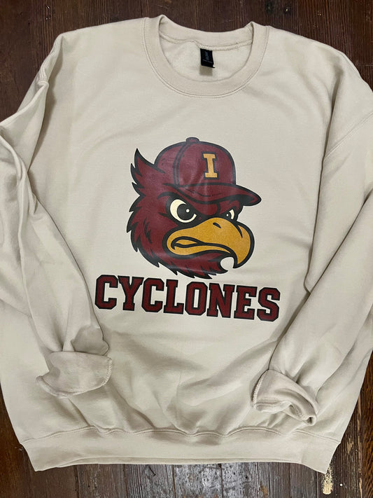 "Cyclones" Gildan Graphic Crewneck
