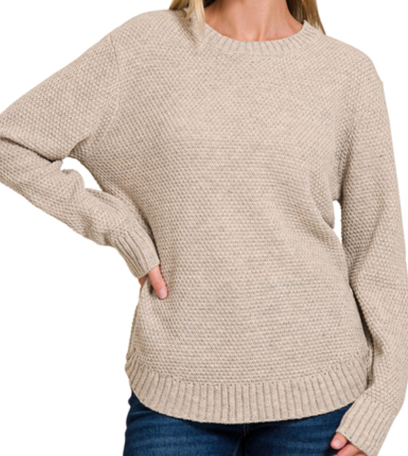 Round Neck Basic Sweater