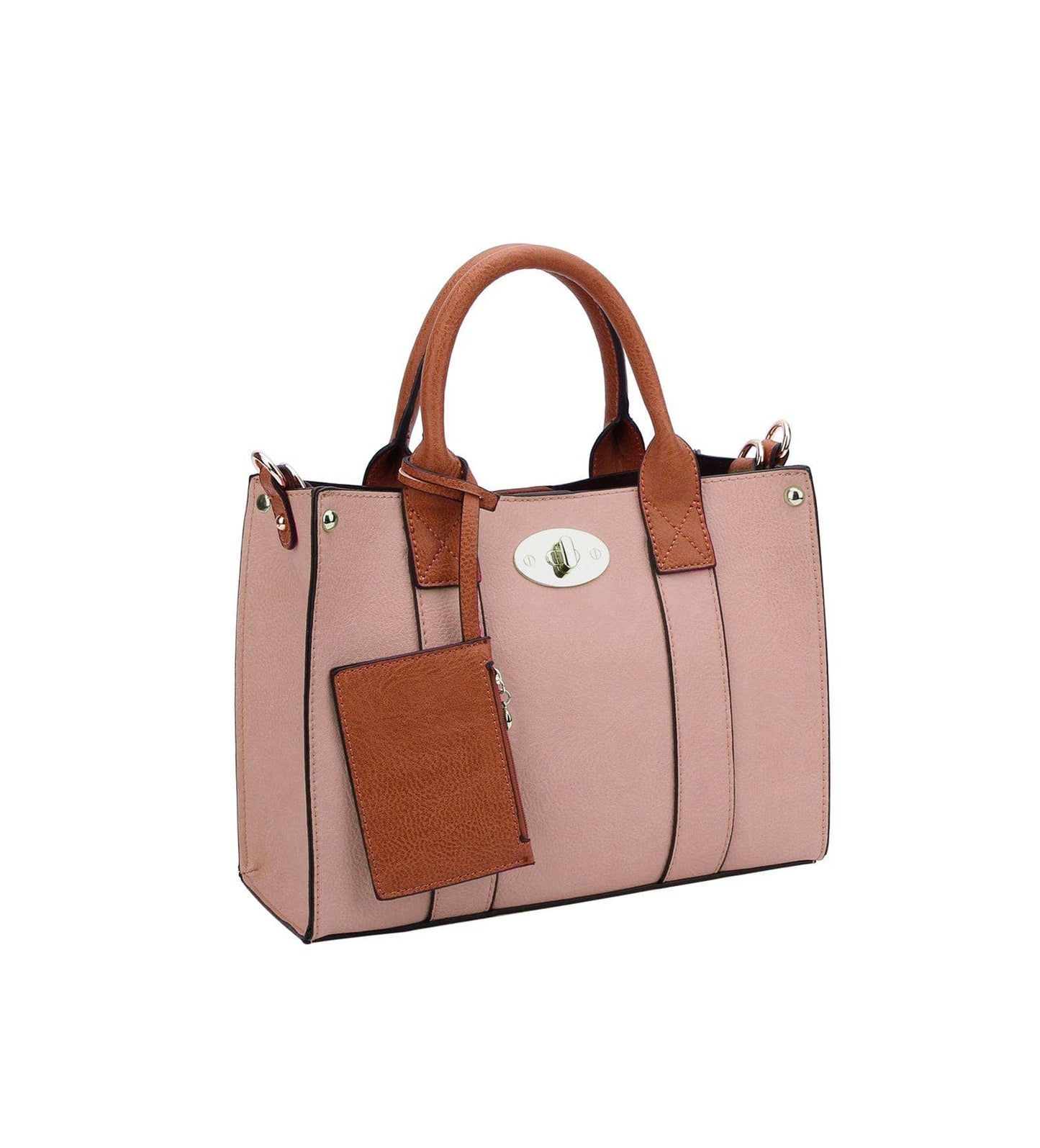 Cameran 3-in-1 Boxy Women's Crossbody Bag & Satchel: Fuchsia