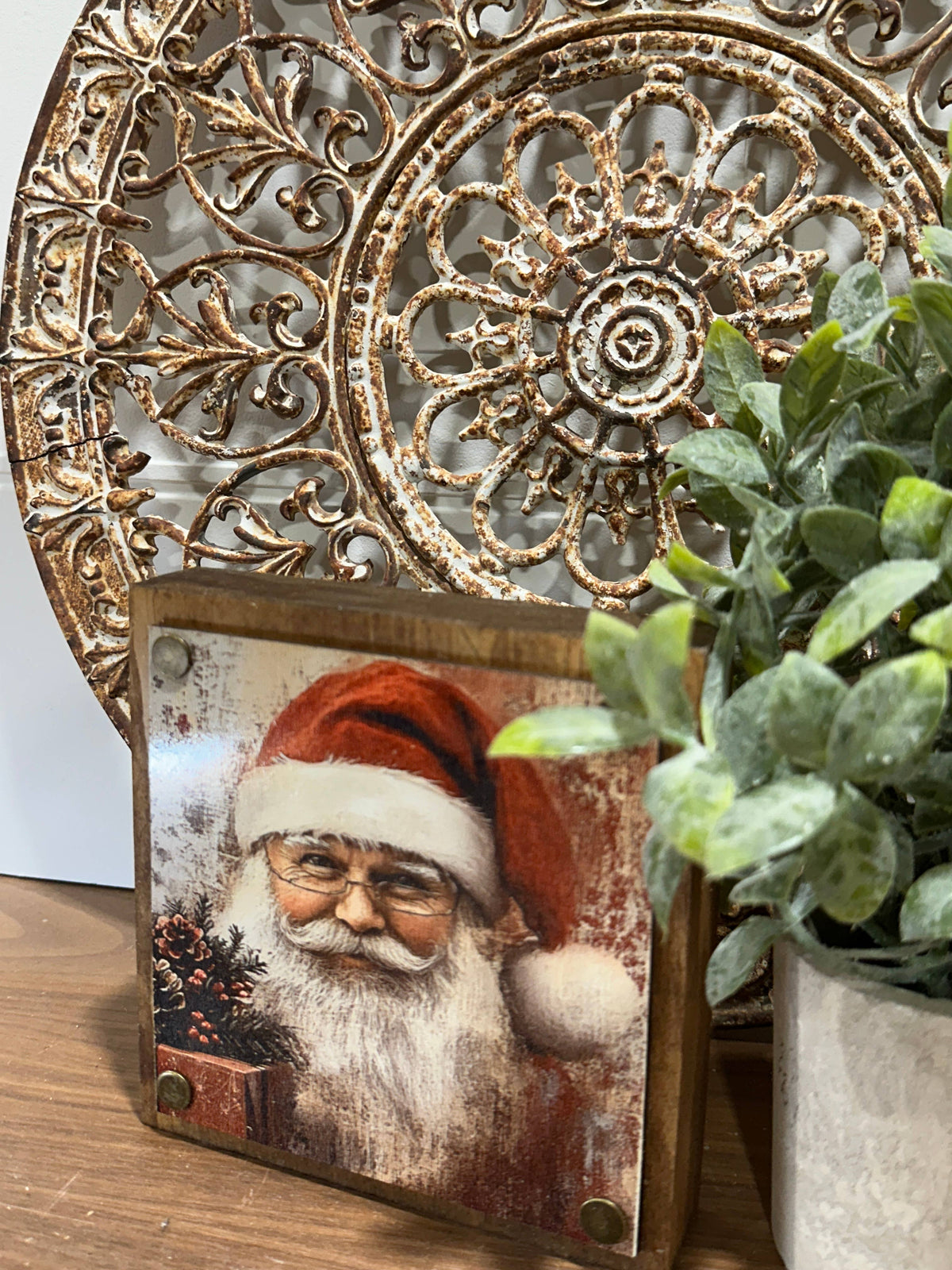 Santa, Tiered Tray, Christmas, Christmas memories