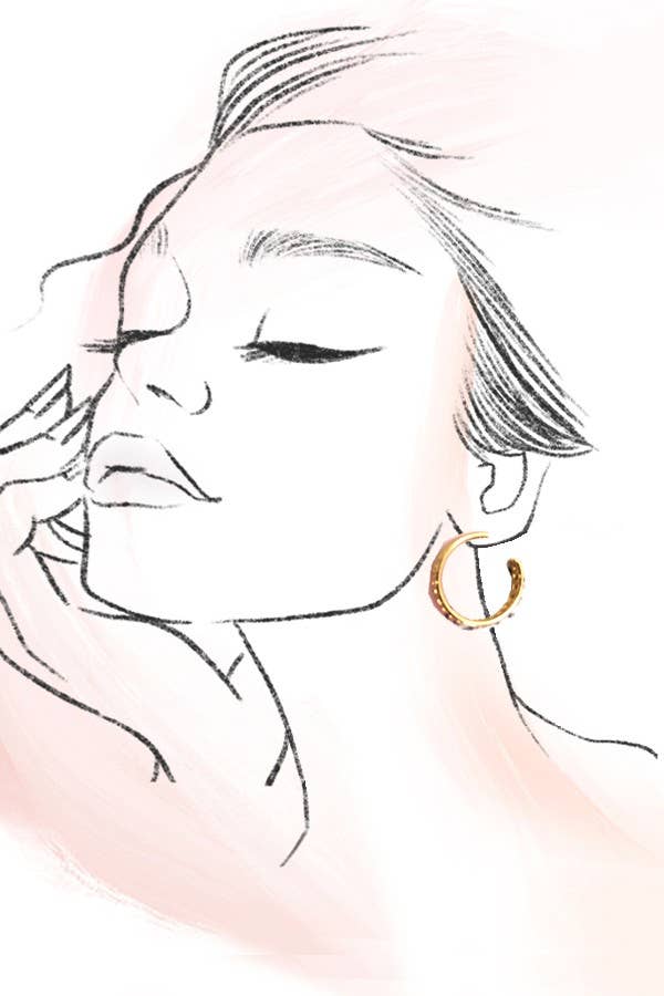 18K HOOPS