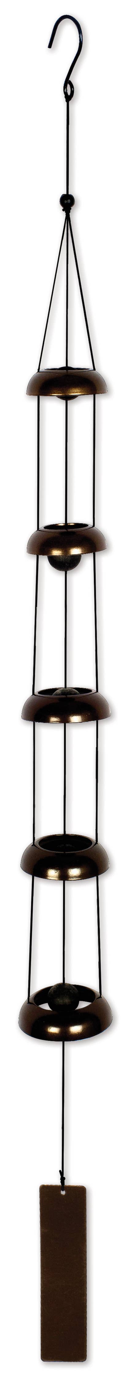 37" Vertical Bell Wind Chime Garden Decor - 91955