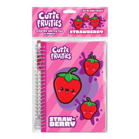Cutie Fruities Sketch Pad - Strawberry