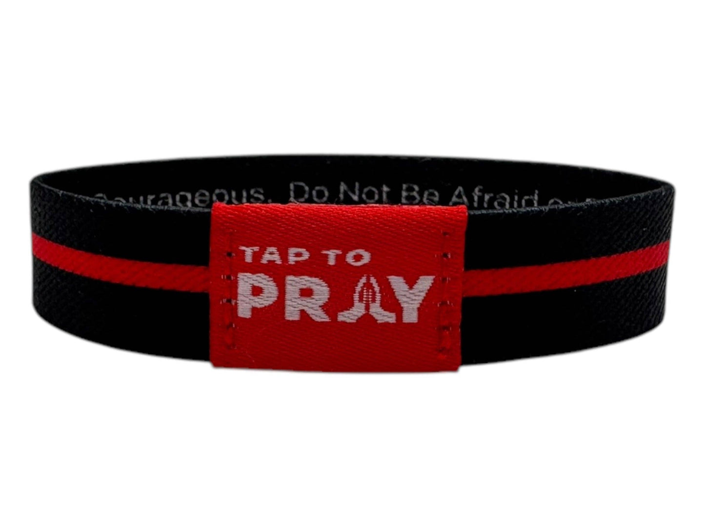 Tap To Pray™ Wristbands - First Responders Firefighters: Medium