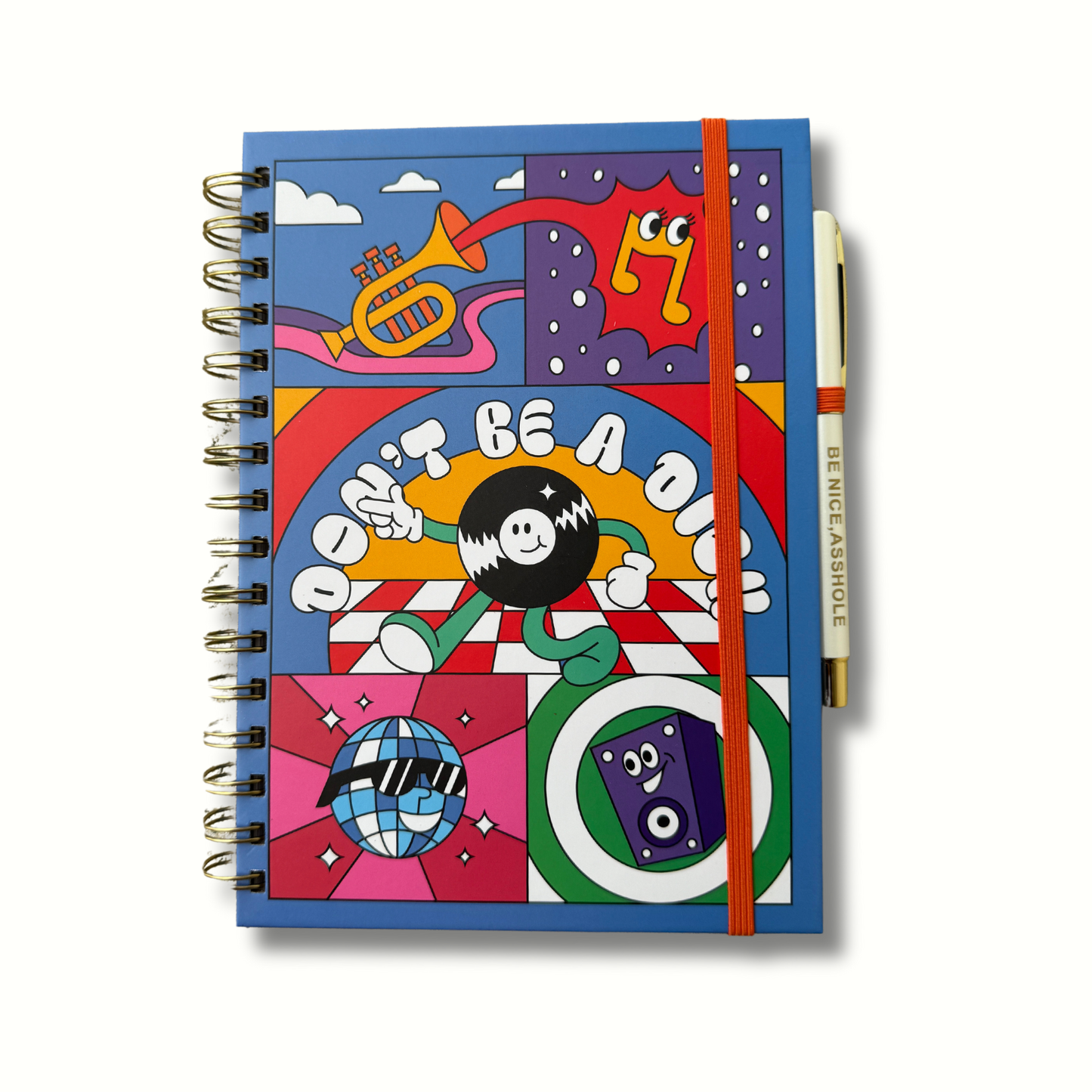 Don't Be A Dick Journal (funny, gifts, journals, notebook)