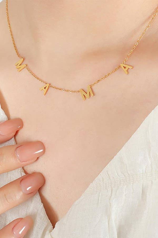 STAINLESS STEEL WATERPROOF TARNISH FREE NECKLACE | 40NK321: Silver