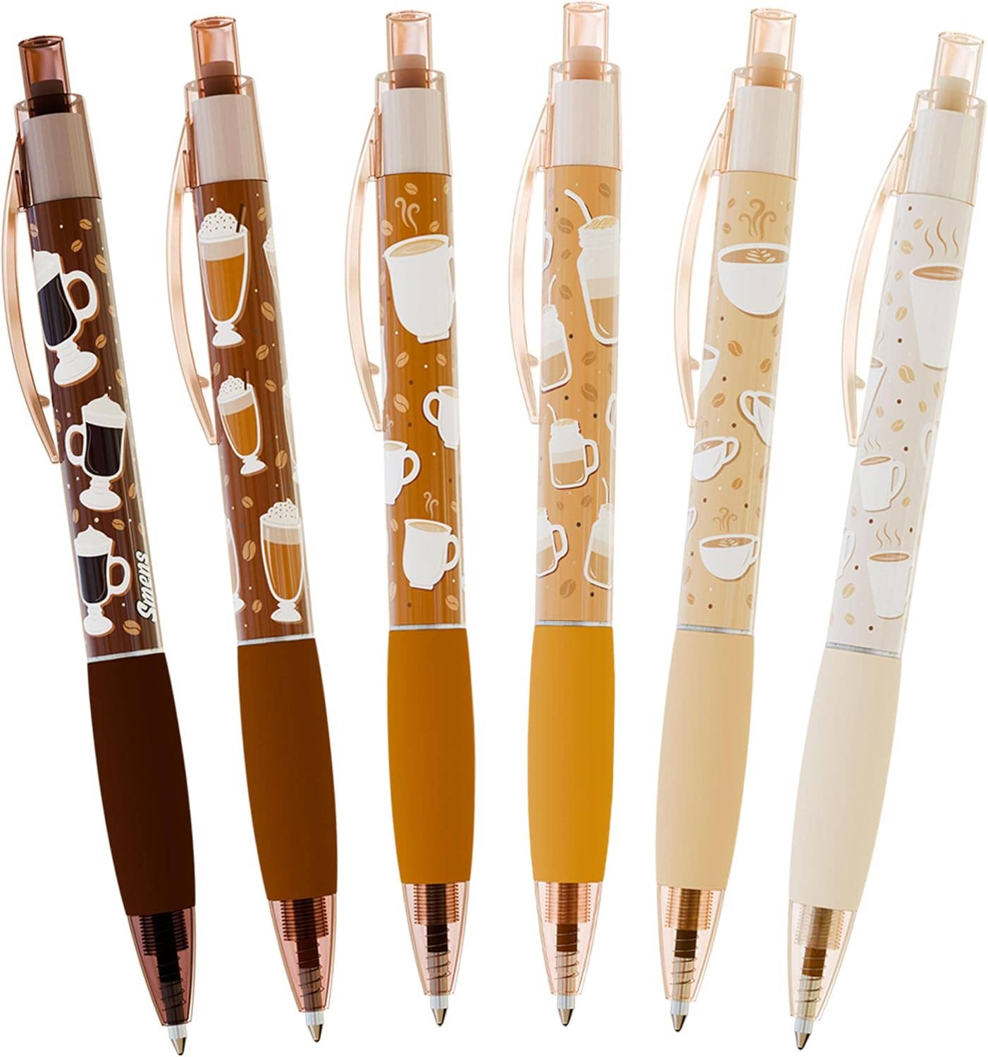 Coffee Scented Pens (set of 6)