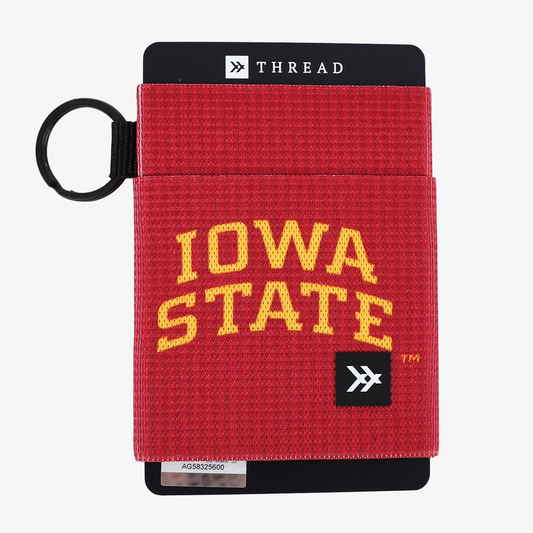 Iowa State Stripes - Elastic Wallet: Iowa State Stripes