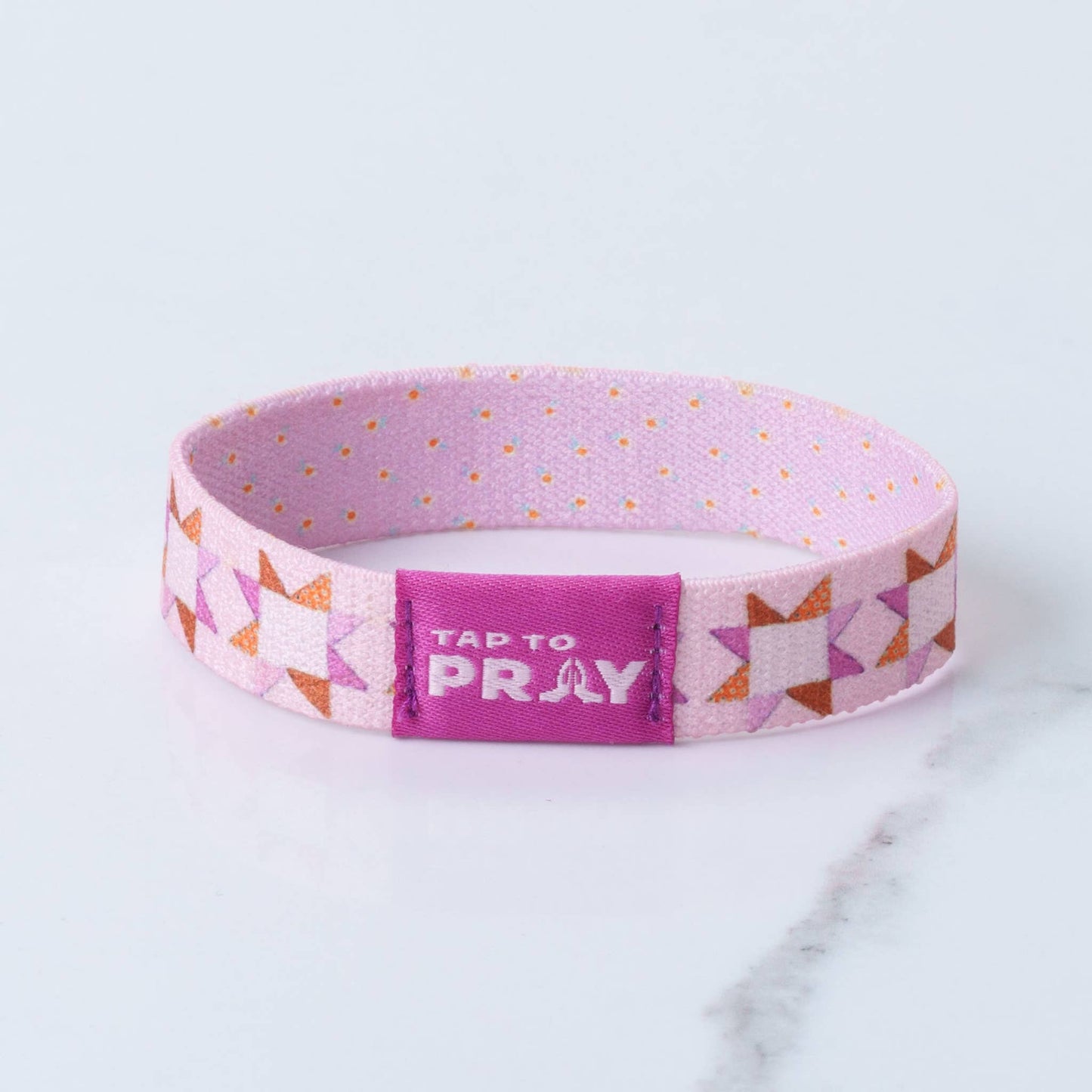 Tap To Pray™ - Kingfolk Series Wristband - Covered by His Promises: Medium