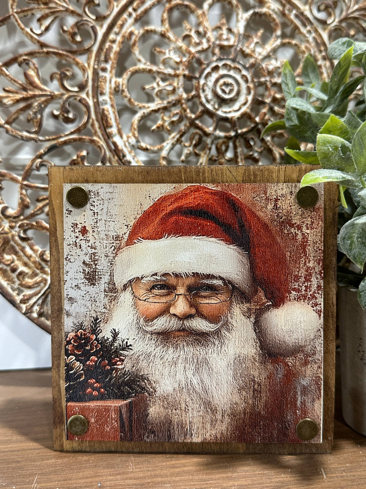 Santa, Tiered Tray, Christmas, Christmas memories