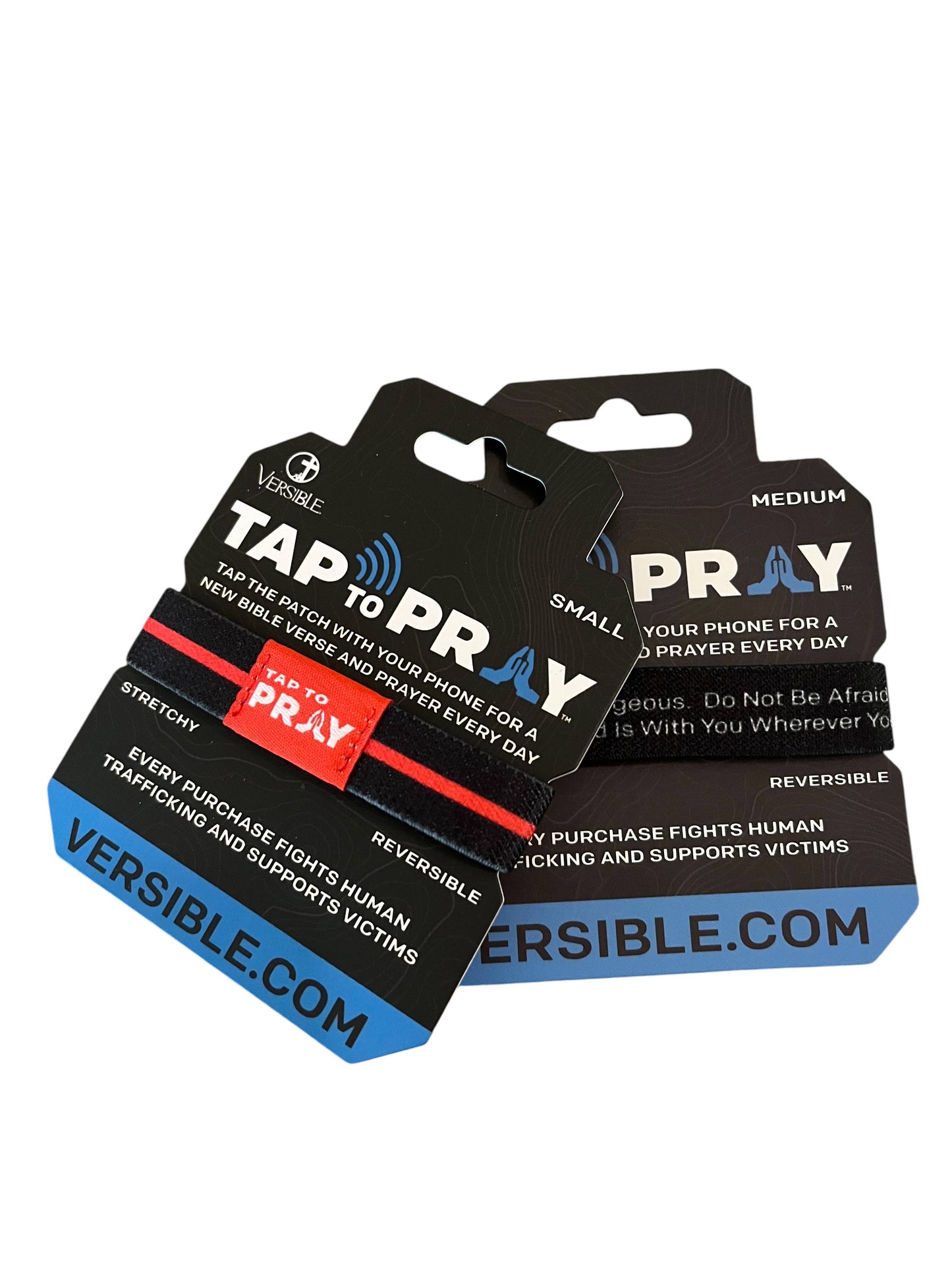 Tap To Pray™ Wristbands - First Responders Firefighters: Medium