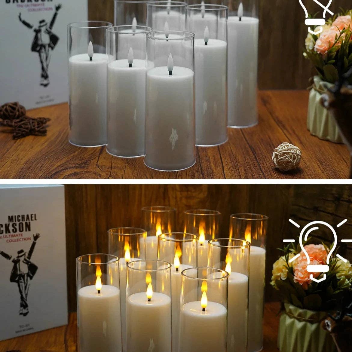 Flameless Acrylic Candle