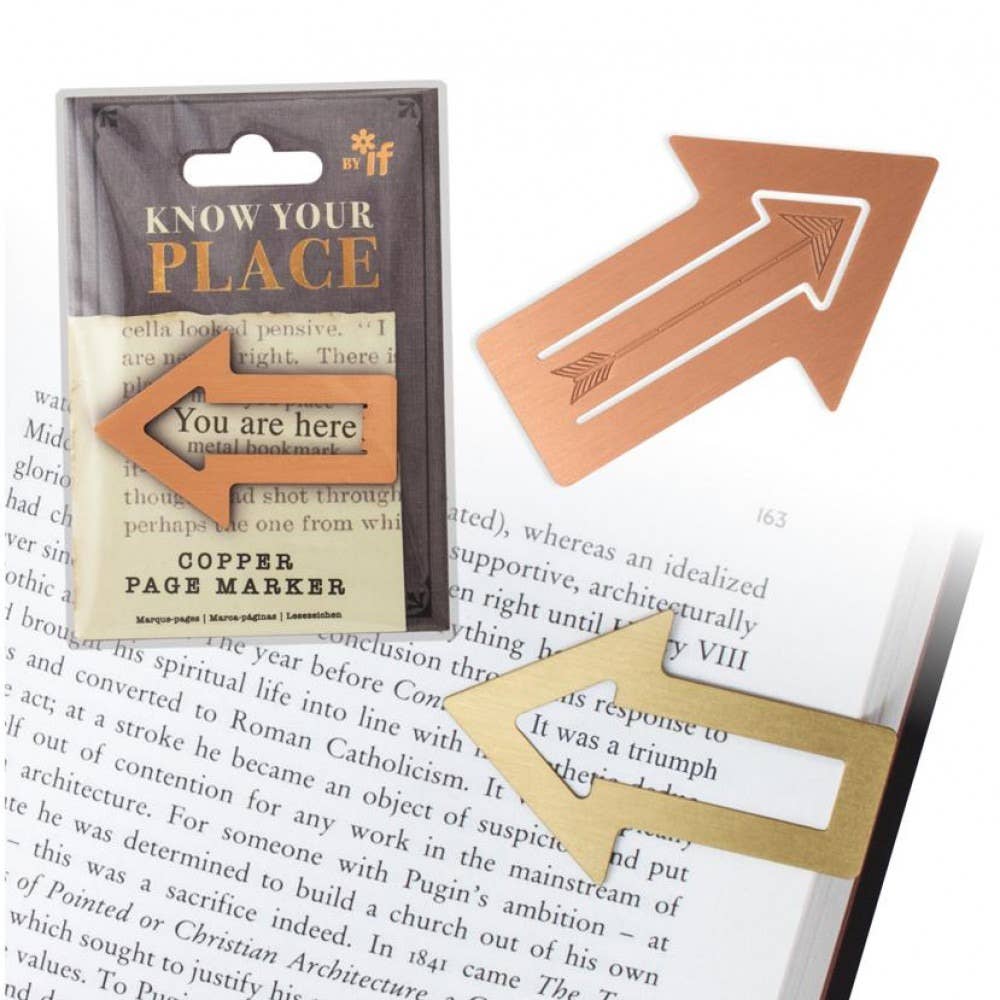 Know Your Place Page Markers: Copper