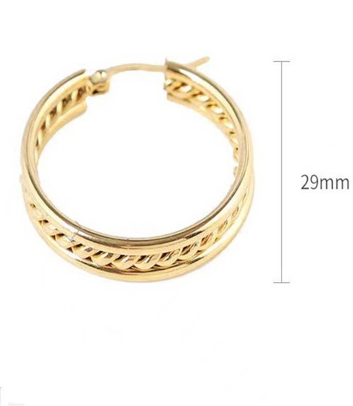 18K HOOPS