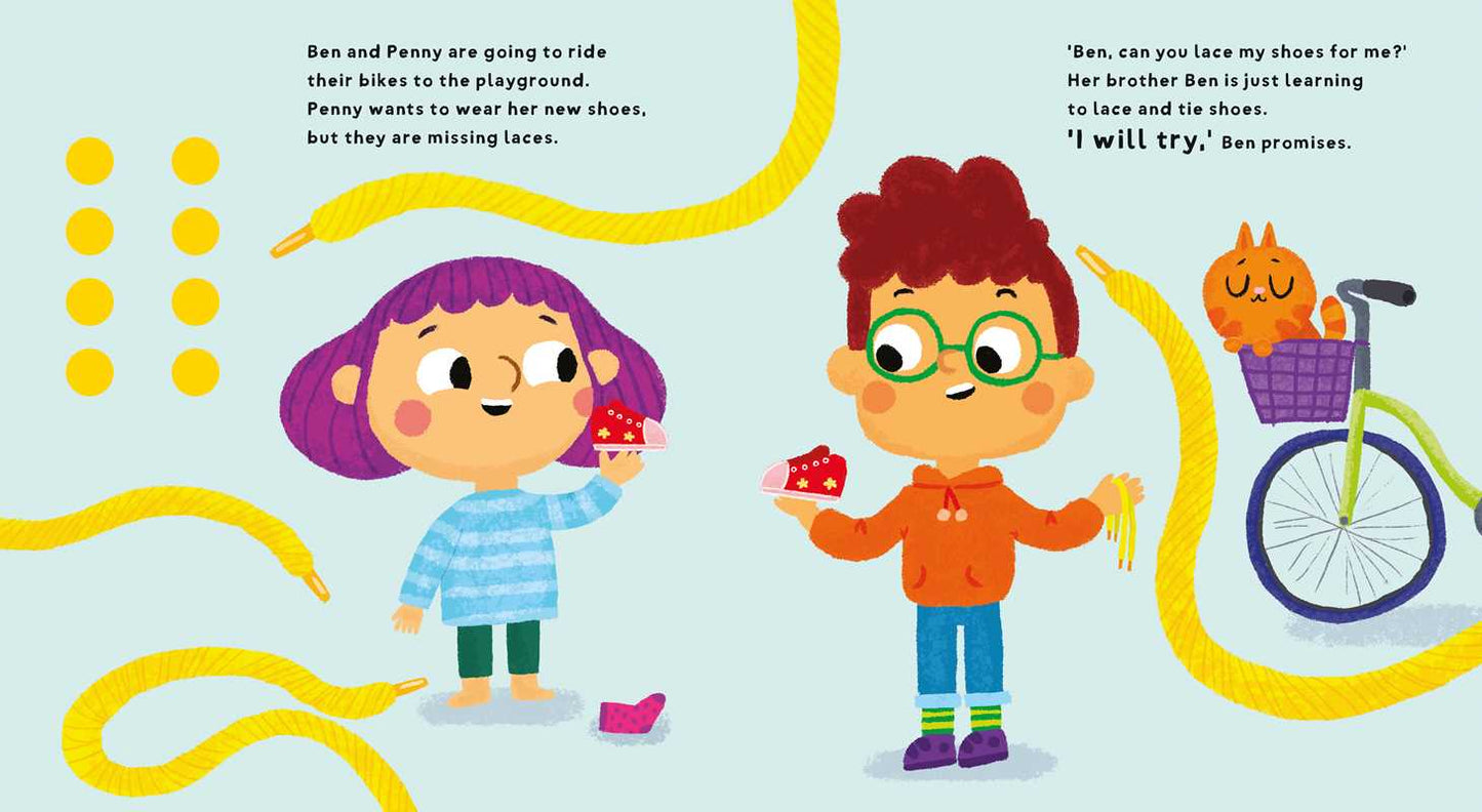 Yes I Can! Tie My Shoes by Little Genius Books: Board Books; 12 pages / English