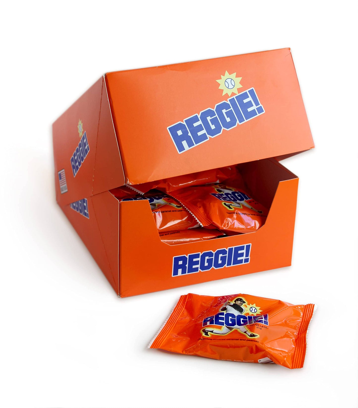 Reggie! Bar - Nostalgic Iconic Candy Bar, 24ct Case