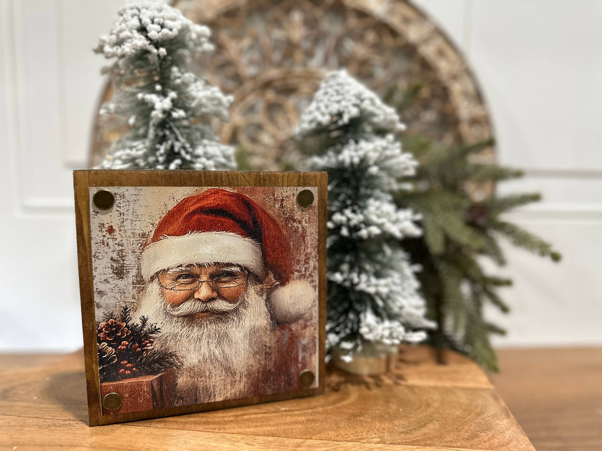 Santa, Tiered Tray, Christmas, Christmas memories