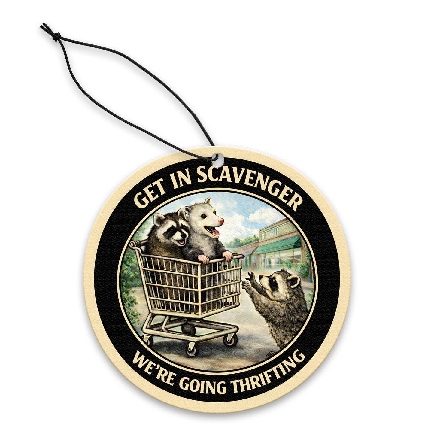 Get in Scavenger, We're Going Thrifting Air Freshener