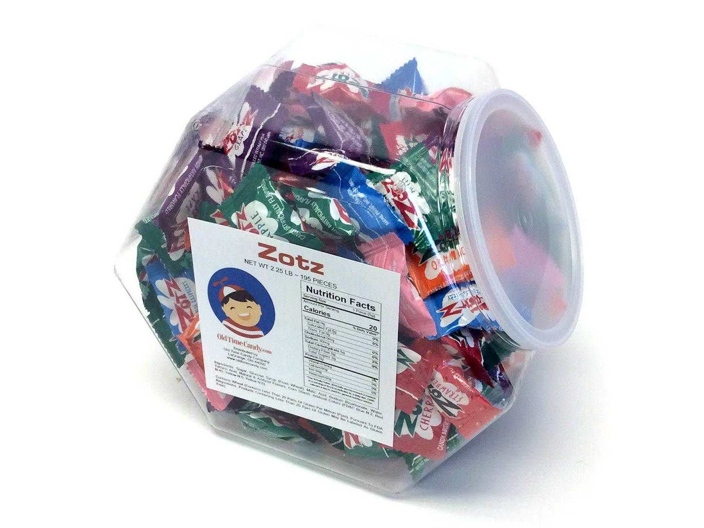 Zotz - assorted - bulk: 2.25 lb Plastic Tub