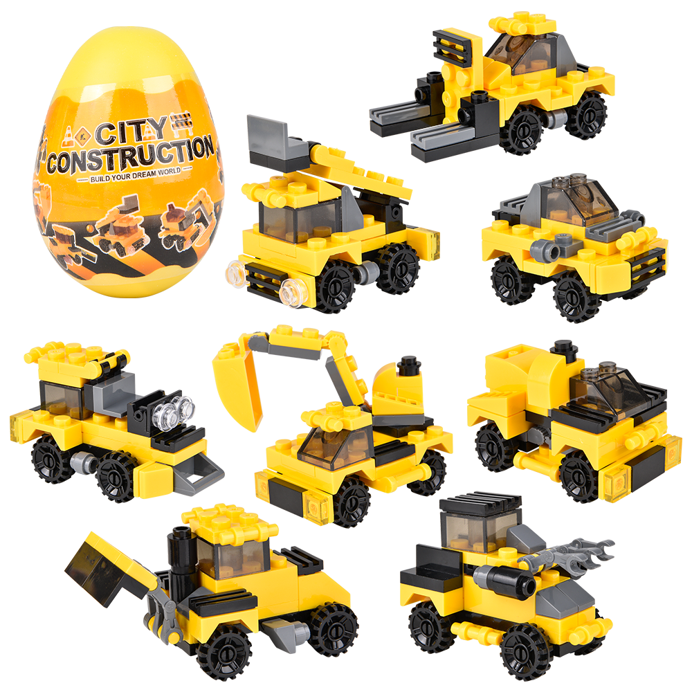 3" BUILDING BLOCK CONSTRUCTION TRUCK