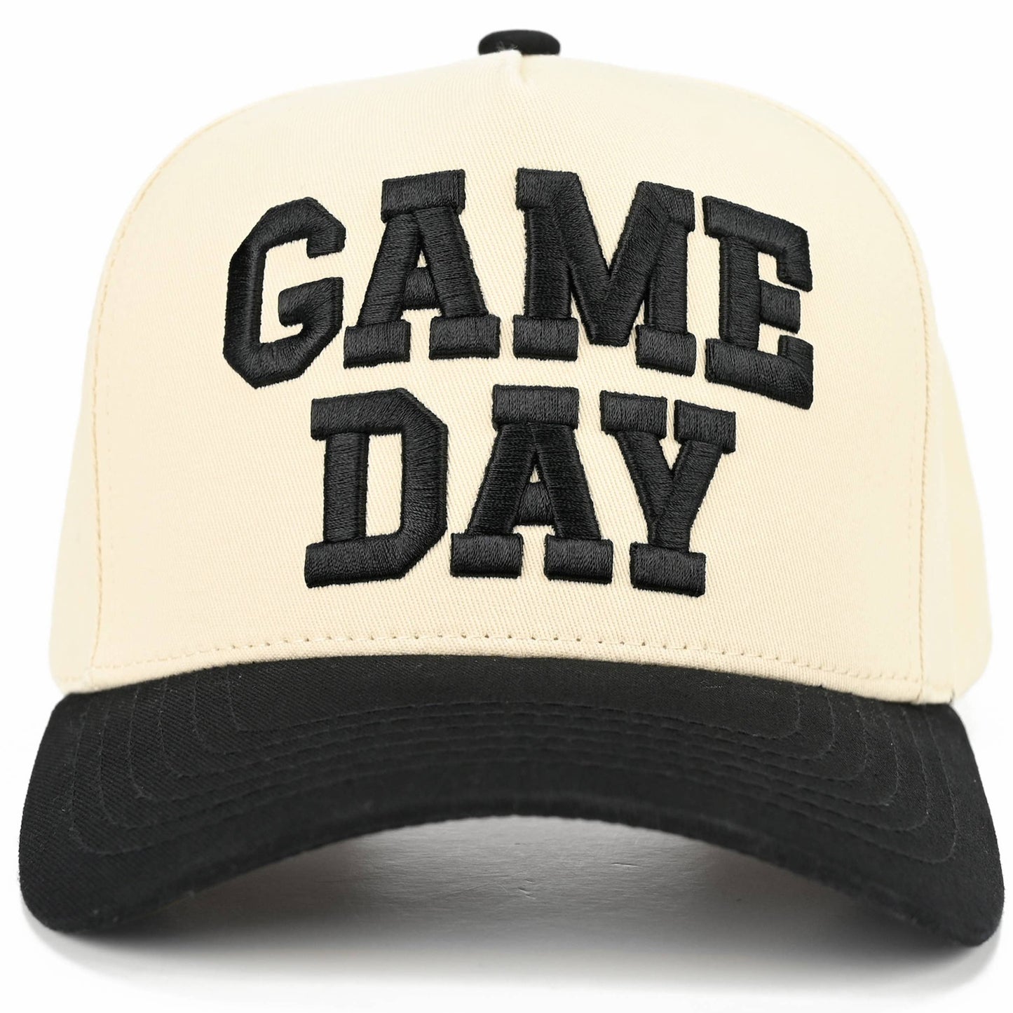 C.C GAME DAY Embroidered Cotton Baseball Cap: Purple