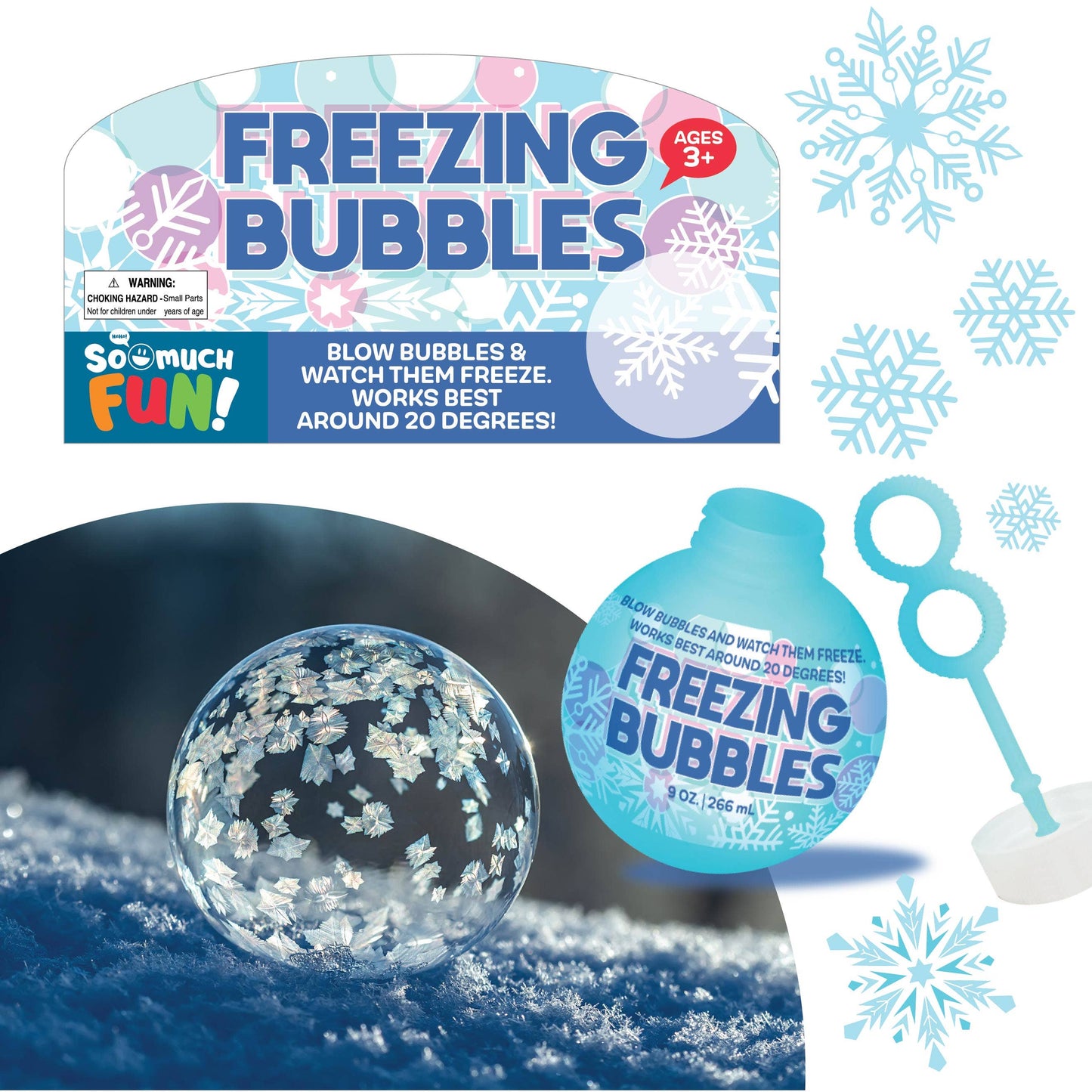 Freezing Bubbles 9 oz Stocking Stuffer