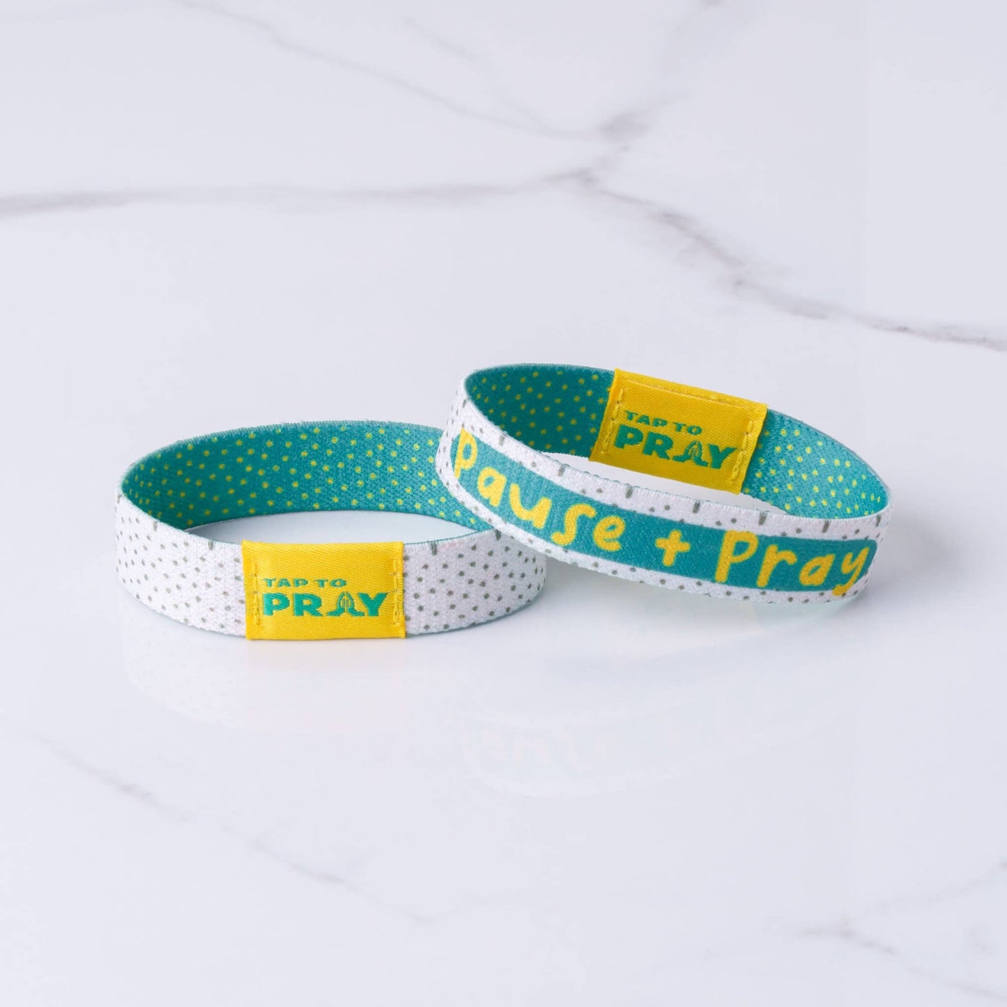 Tap To Pray™ - Kingfolk Series Wristband - Pause + Pray: Medium
