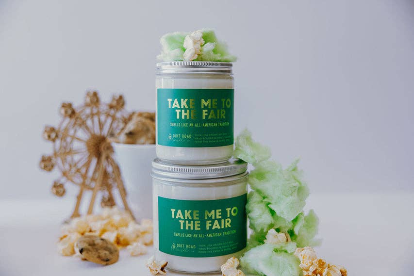 Take Me To The Fair Candle: 8 oz Candle