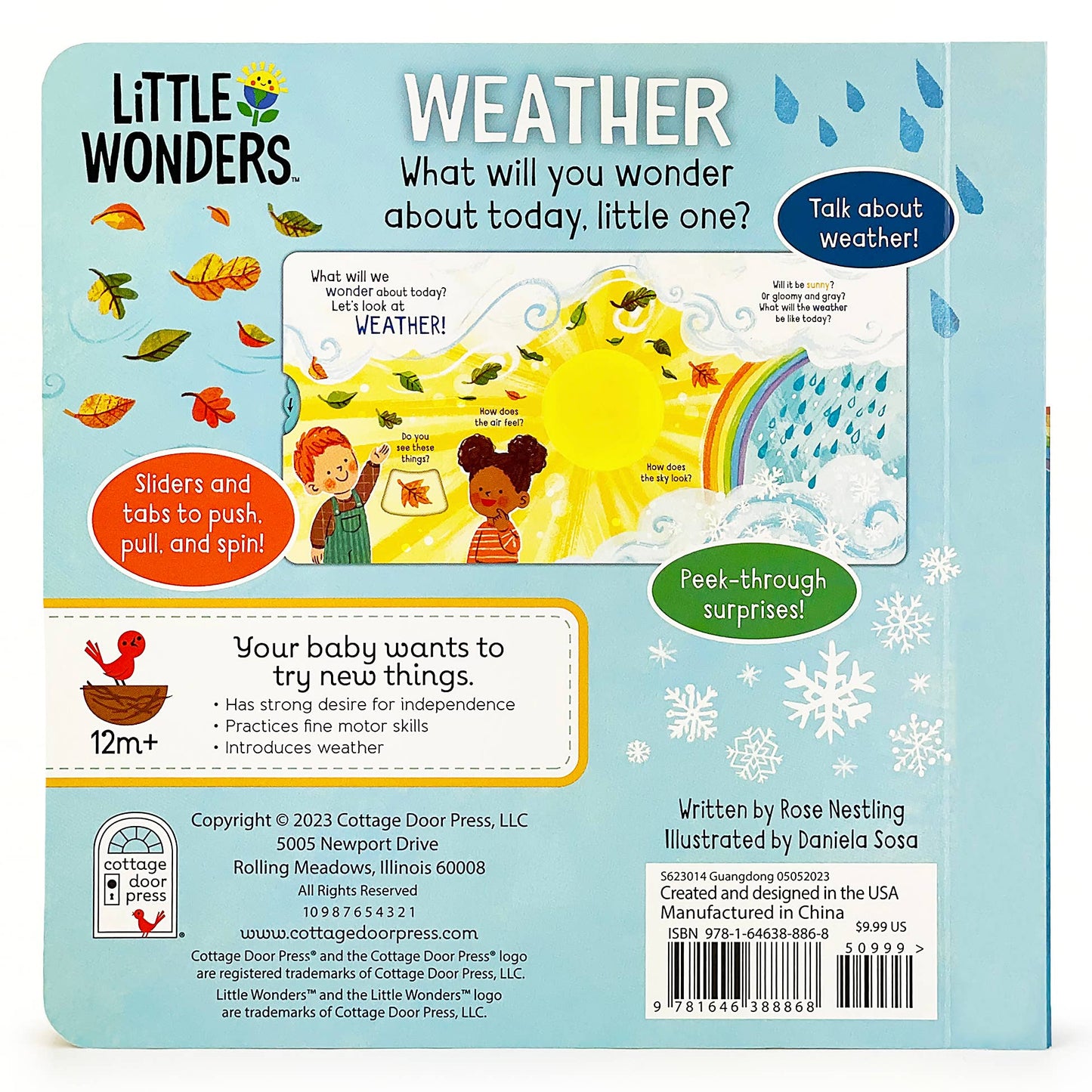 Little Wonders: Weather  Interactive Board Book