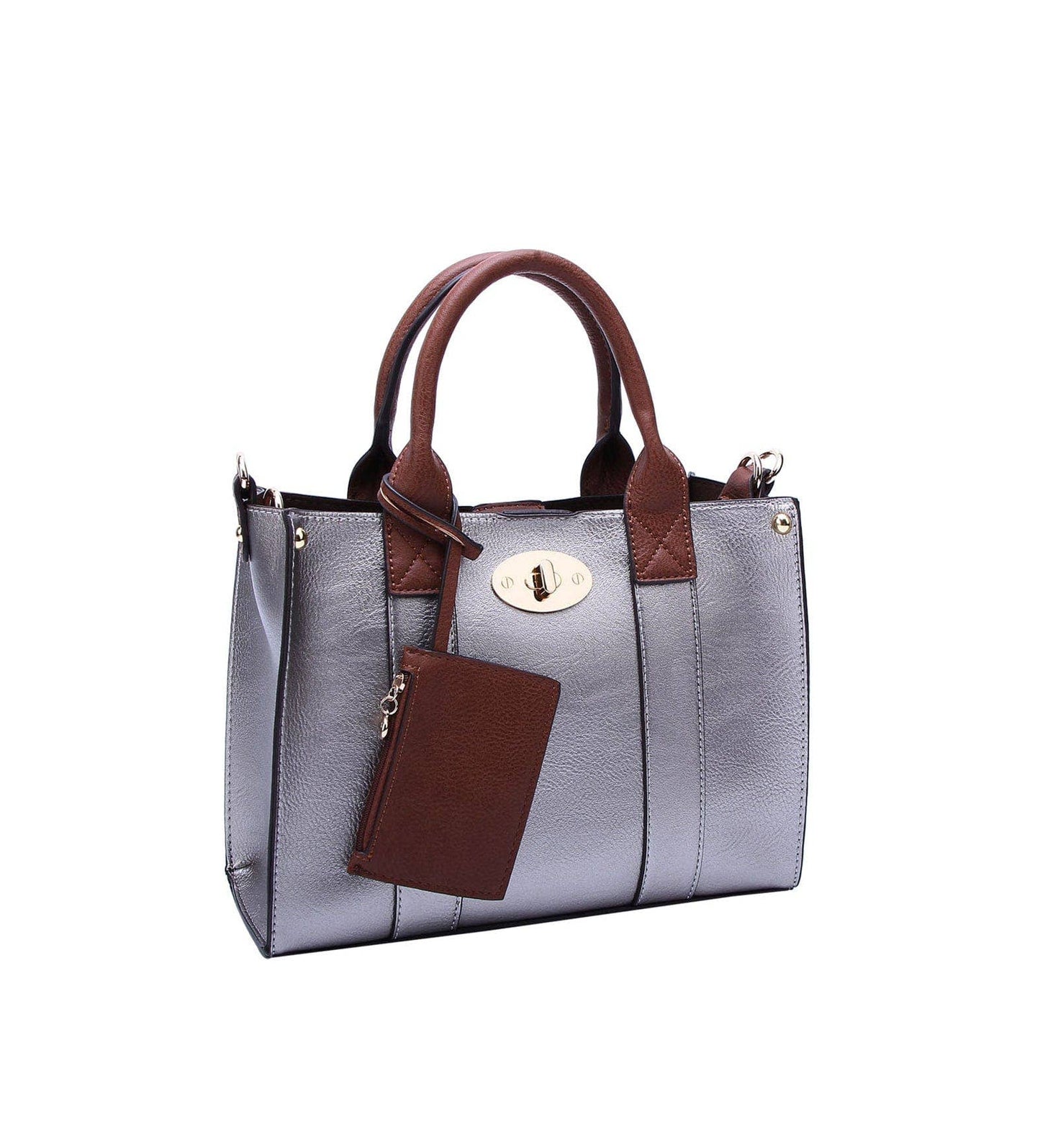 Cameran 3-in-1 Boxy Women's Crossbody Bag & Satchel: Fuchsia