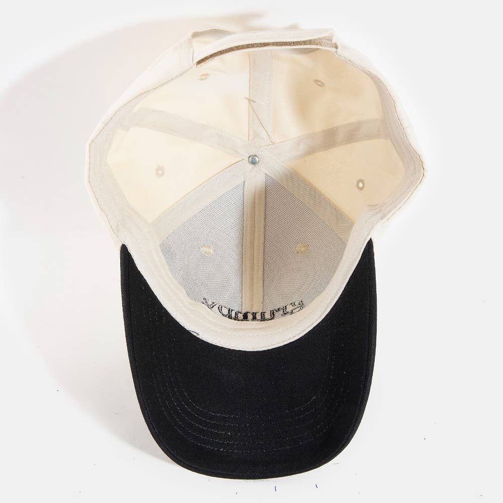 Grumpy Print Cap: BK