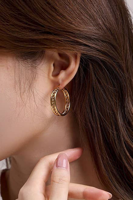 18K HOOPS