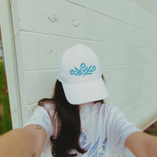 Retro Floral Embroidered Cap