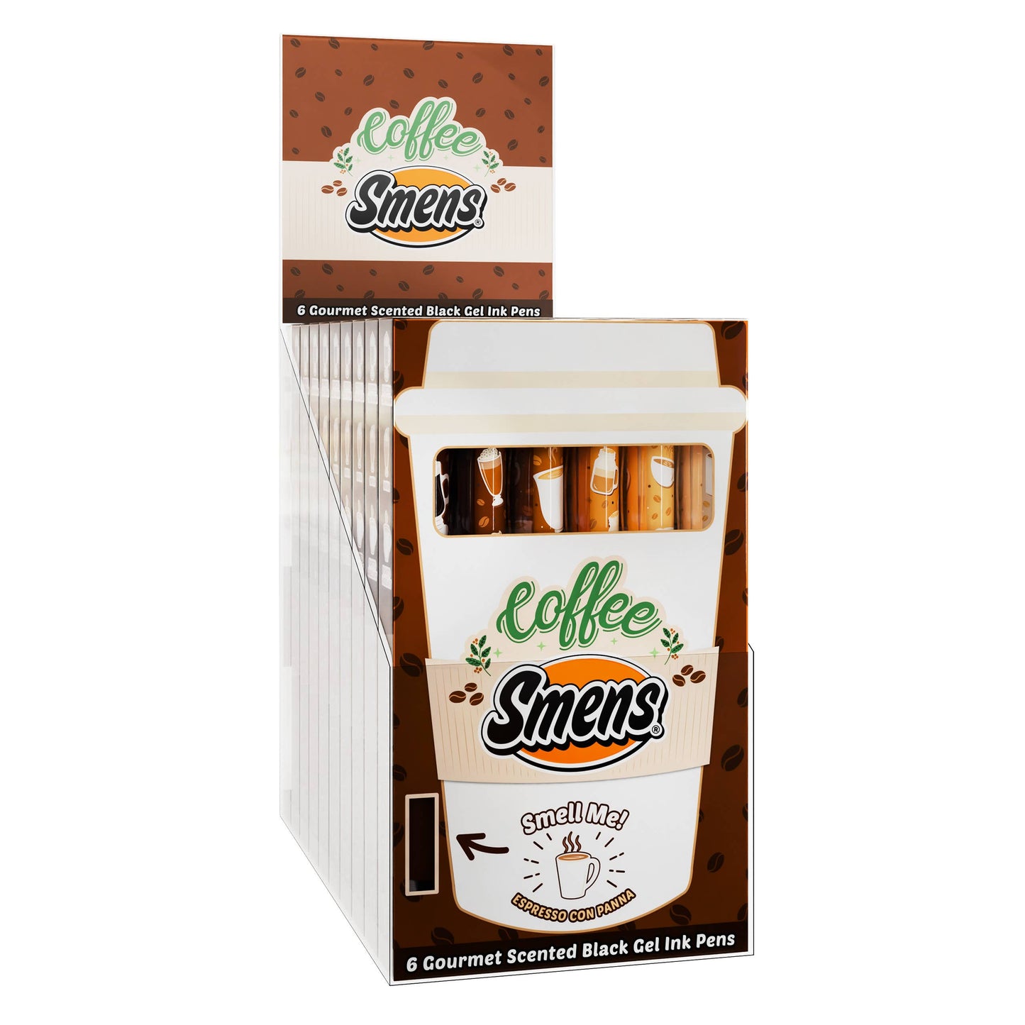 Coffee Scented Pens (set of 6)