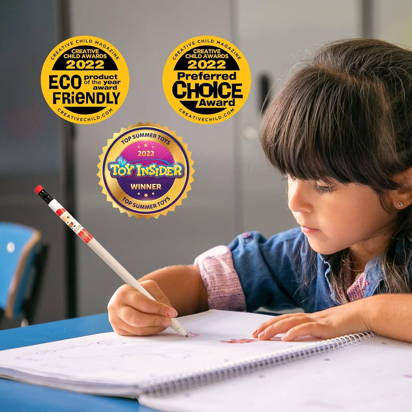 Holiday Smencils Cylinder - Scented Pencils - 50 Count