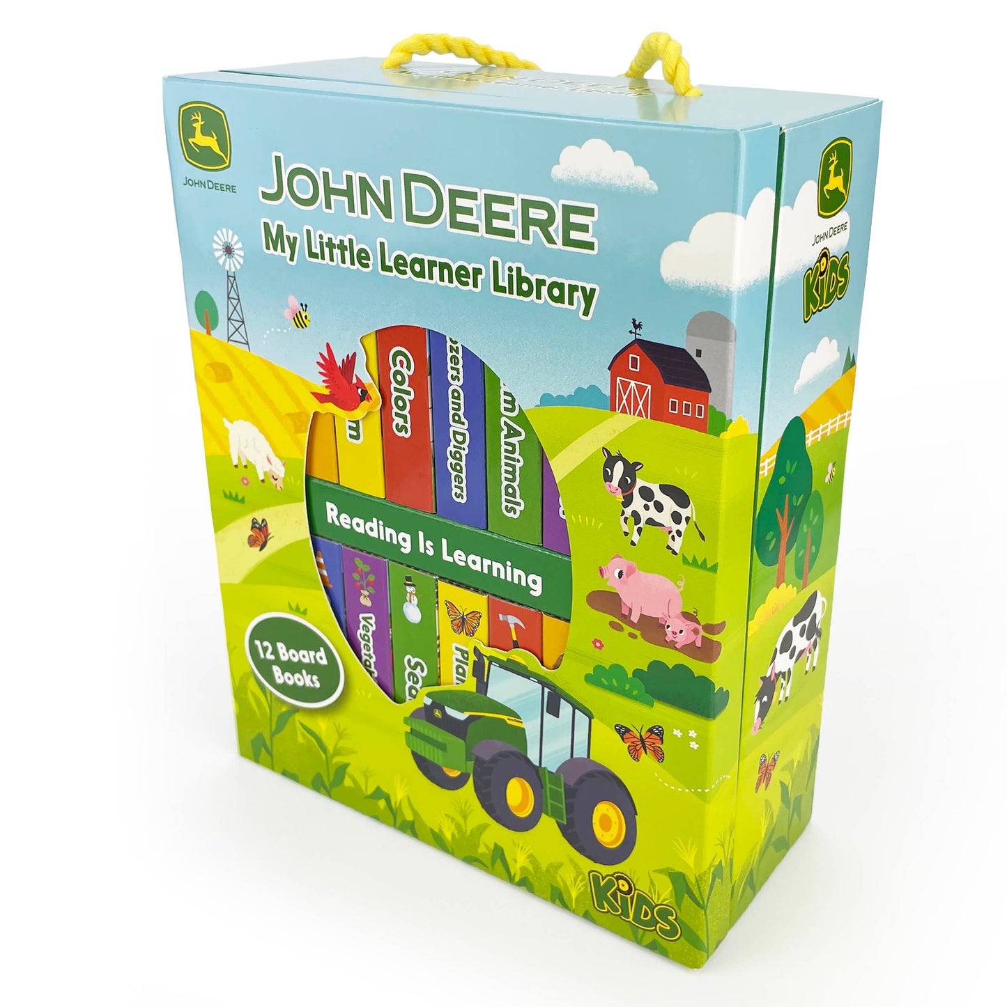 John Deere Kids My Little Learner Library Board Book Set