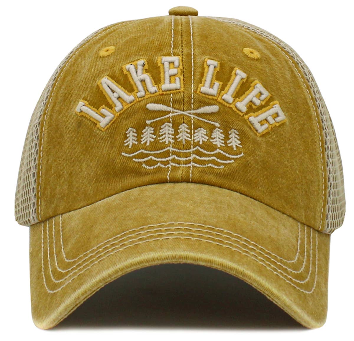Lake Life Vintage Ballcap: BLUE