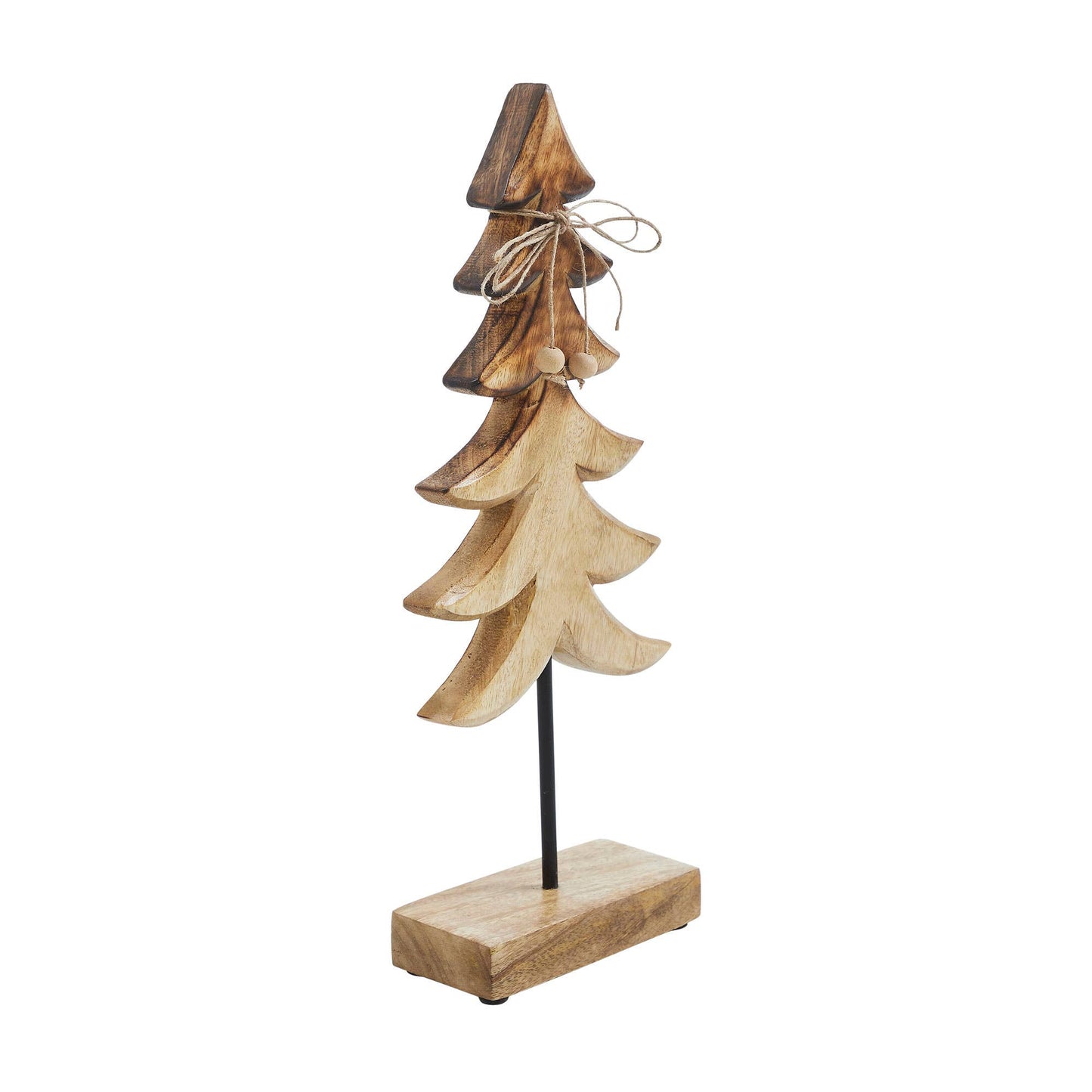 Two-Tone Natural Wooden Tree Large 14.5x6x2.5