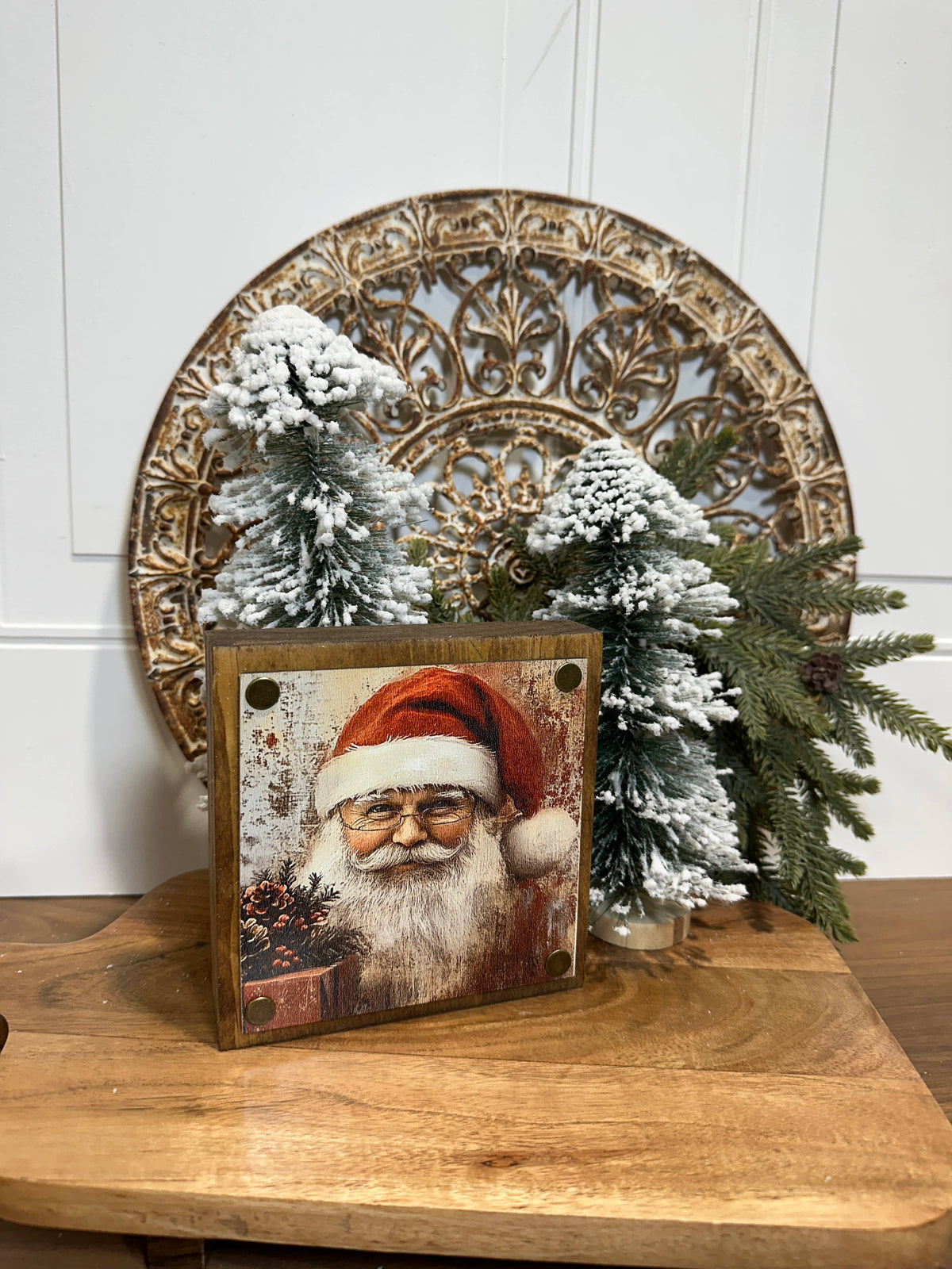 Santa, Tiered Tray, Christmas, Christmas memories