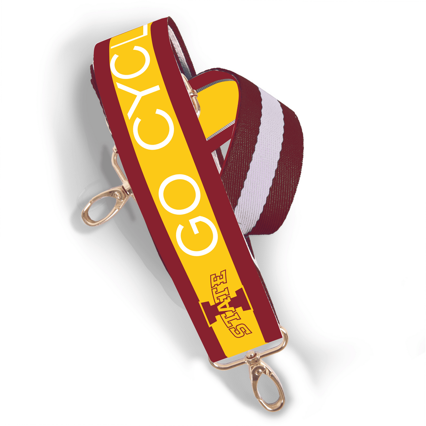 Patterned Shoulder Strap 1.5" - Iowa State