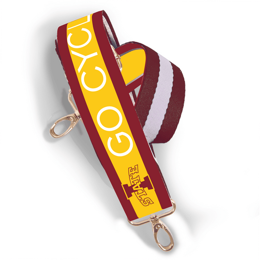 Patterned Shoulder Strap 1.5" - Iowa State