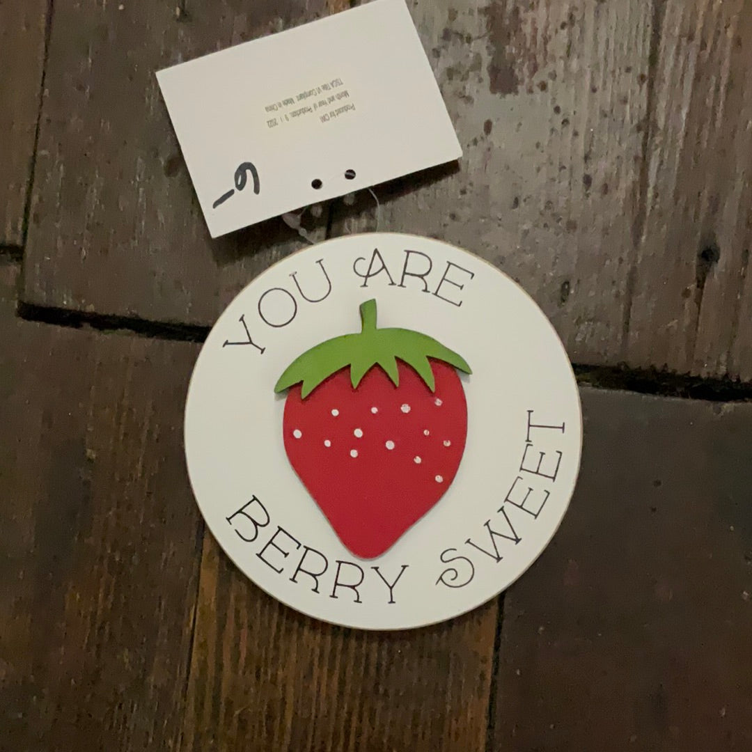 You Are Berry Sweet Easel